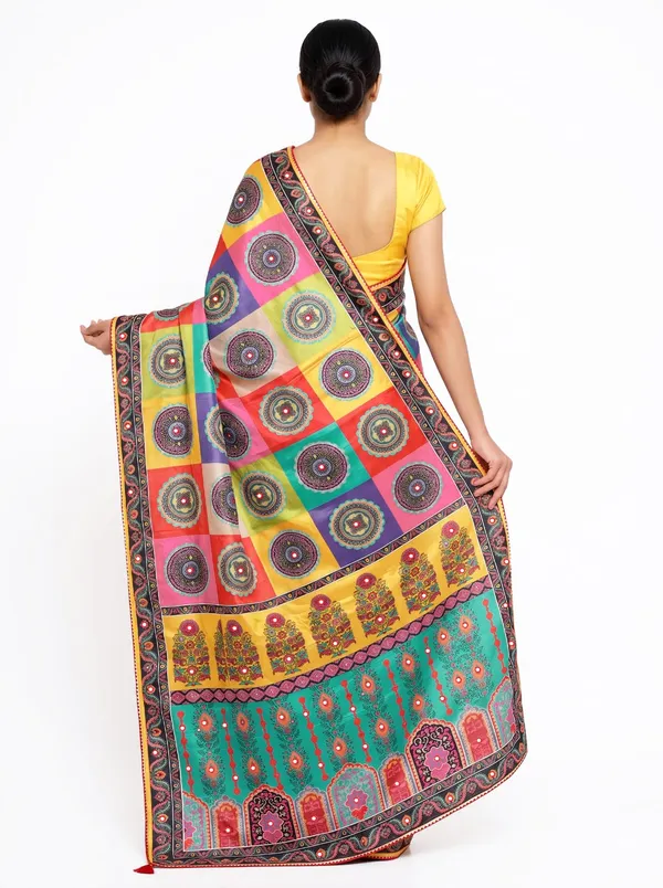 Multicolor_Printed_Saree_For_Women