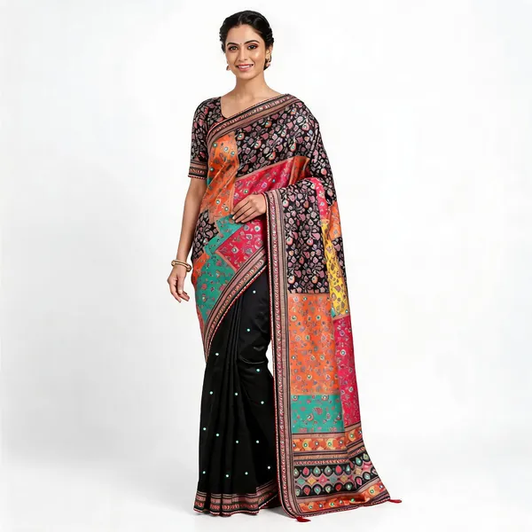 Black_Printed_Saree_For_Women