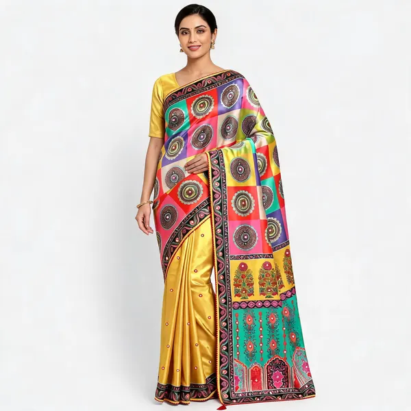 Multicolor_Printed_Saree_For_Women