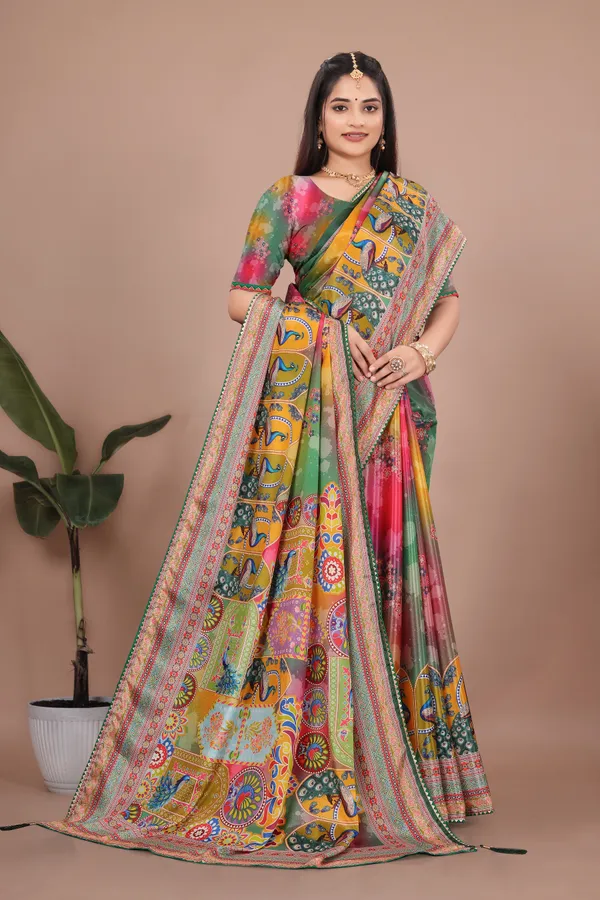 Multicolor_Printed_Saree_For_Women