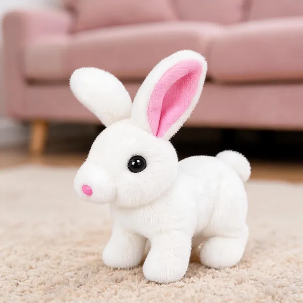 White_Battery-Operated_Jumping_Plush_Bunny_Toy