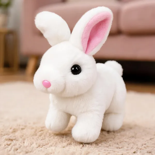 White_Battery-Operated_Jumping_Plush_Bunny_Toy