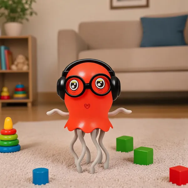 Red_Octopus_Character_Plush_Toy_With_Glasses_And_Headphones