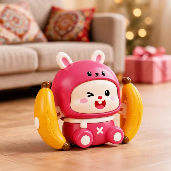 Pink_Bunny_Musical_Rolling_Toy_For_Babies