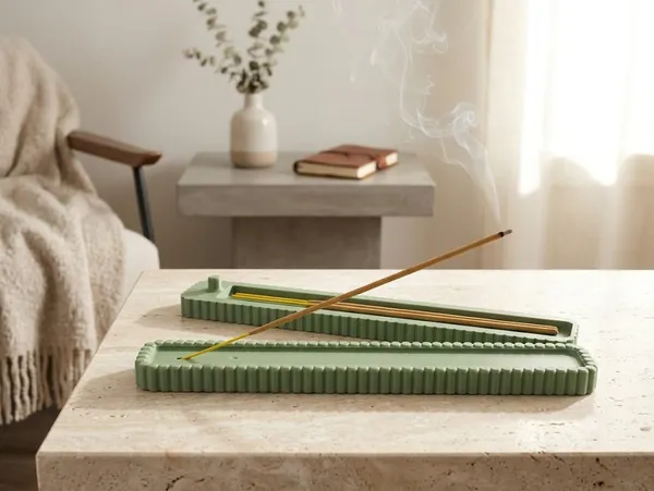 Plastic_Minimalist_Ribbed_Green_Incense_Stick_Holder_Set_Of_2