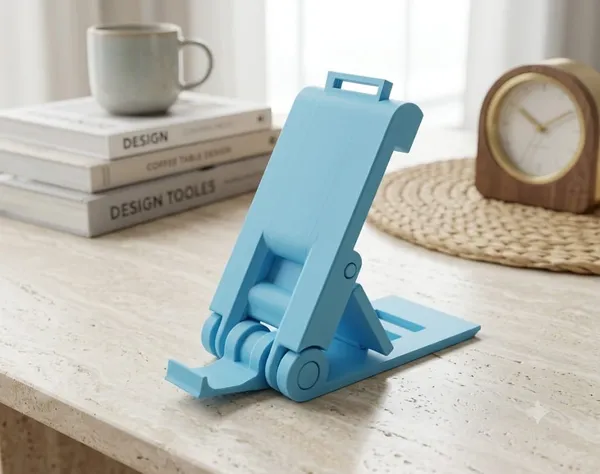 Blue_Silicone_Foldable_Adjustable_Phone_Stand_-_Pack_of_2