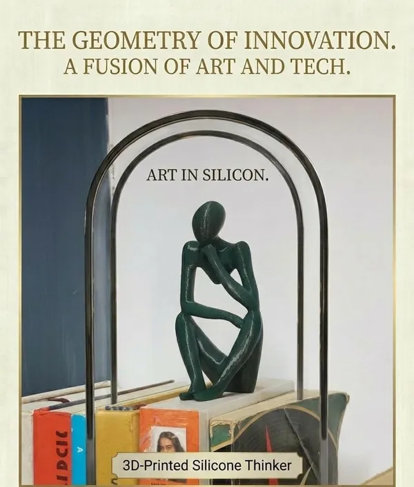 Plastic_Contemporary_Green_Thinker_Sculpture
