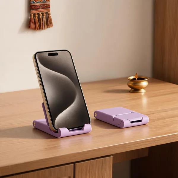 Purple_Plastic_Foldable_Smartphone_Stand_-_Pack_of_2