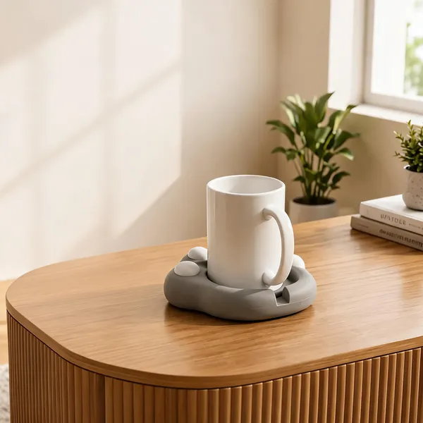 Plastic_Novelty_Cat_Paw_Grey_Cup_Holder
