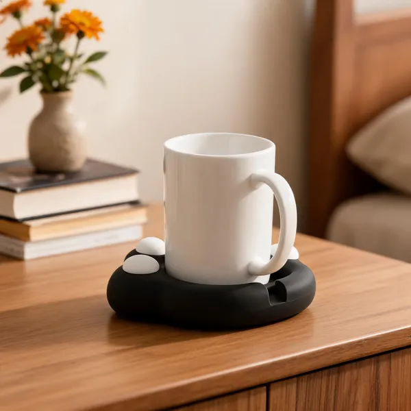 Plastic_Novelty_Cat_Paw_Black_Cup_Holder