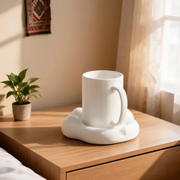 Plastic_Novelty_Cat_Paw_White_Cup_Holder