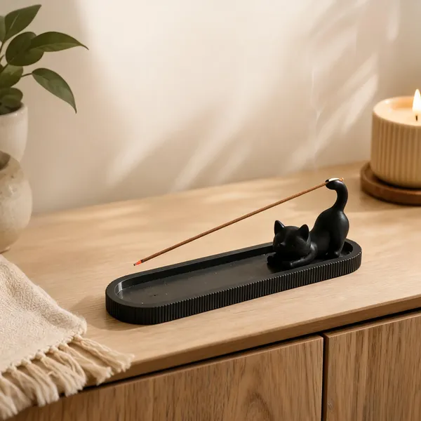 Plastic_Novelty_Cat_Black_Incense_Holder