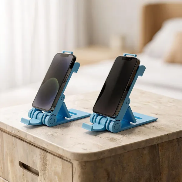 Blue_Silicone_Foldable_Adjustable_Phone_Stand_-_Pack_of_2