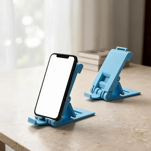 Blue_Silicone_Foldable_Adjustable_Phone_Stand_-_Pack_of_2