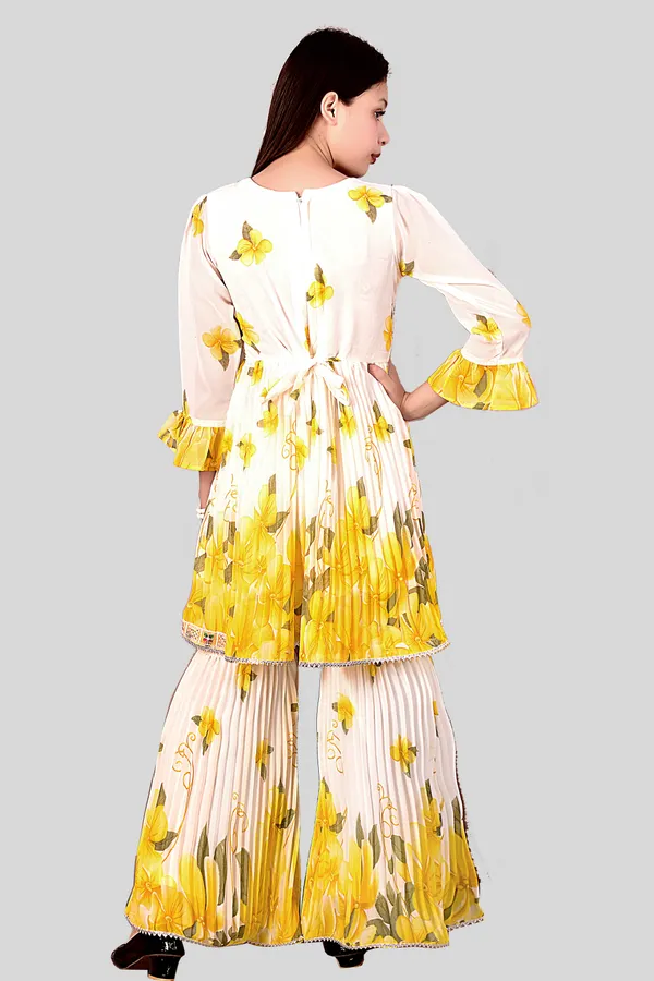 Cream_Printed_Anarkali_Suit_Set_For_Women