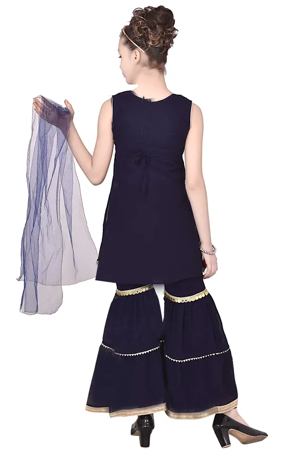 Navy_Blue_Embellished_Sharara_Suit_Set_For_Girls