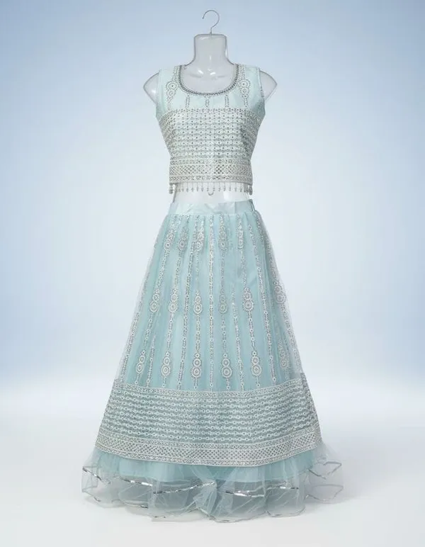 Light_Blue_Embroidered_Flared_Lehenga_Choli_For_Girls