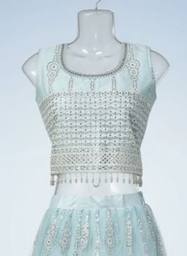 Light_Blue_Embroidered_Flared_Lehenga_Choli_For_Girls