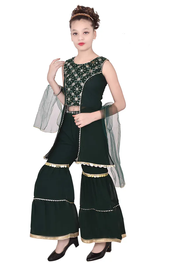 Black_Embroidered_Sharara_Set_For_Girls