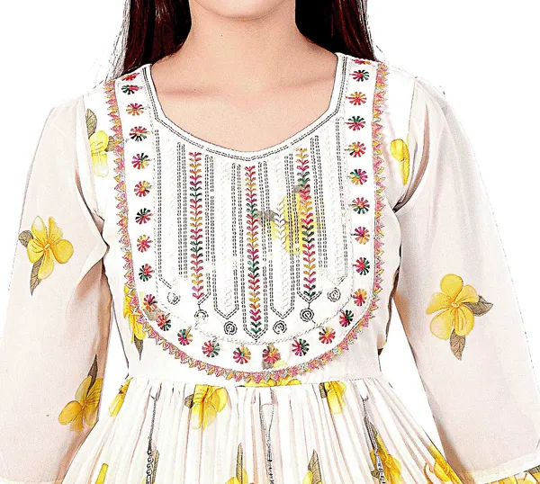 Cream_Printed_Anarkali_Suit_Set_For_Women