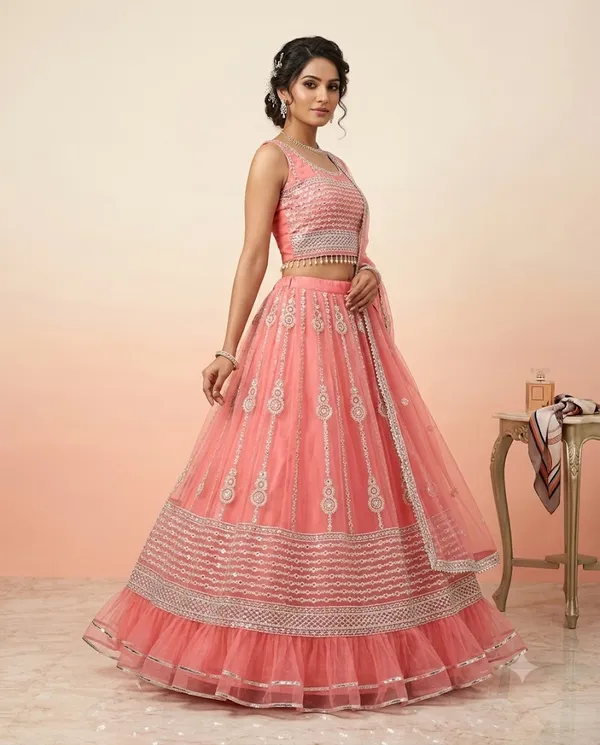 Pink_Satin_Net_Embellished_Lehenga_Choli_For_Women