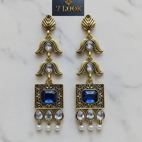 Gold_Alloy_Metal_Statement_Earrings_For_Women_-_Pack_of_2