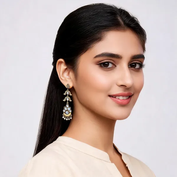Gold_Alloy_Metal_Crystal_Chandelier_Earrings_For_Women_-_Pack_of_2