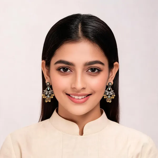Gold_Alloy_Metal_Jhumka_Earrings_For_Women_-_Pack_of_2
