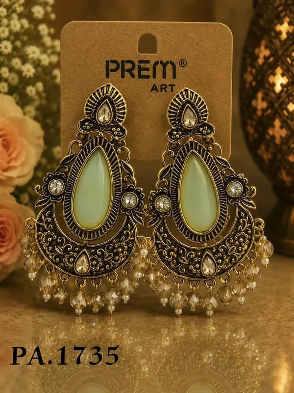 Gold_Alloy_Metal_Antique_Chandelier_Earrings_For_Women_-_Pack_of_2