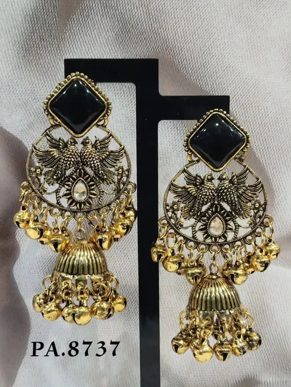 Gold_Black_Alloy_Metal_Stone_Chandelier_Jhumka_Earrings_For_Women_-_Pack_of_2