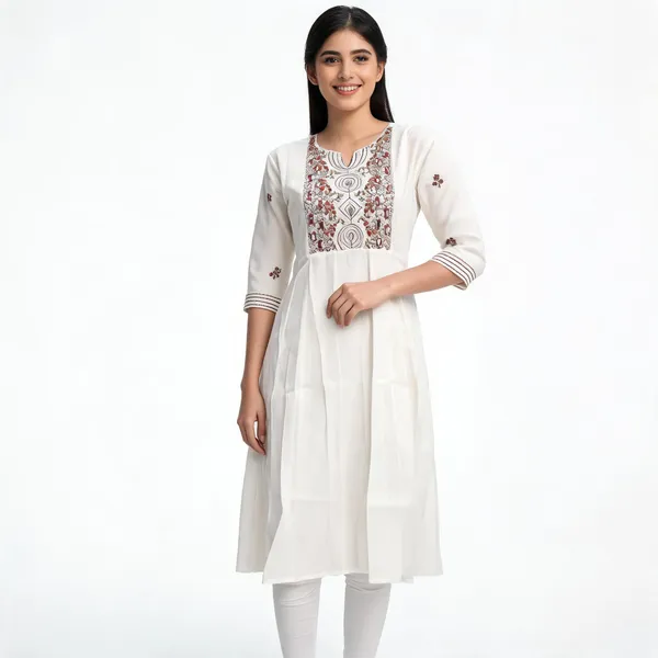 White_Mul_Chanderi_Straight_Embroidered_Kurta_Set_For_Women