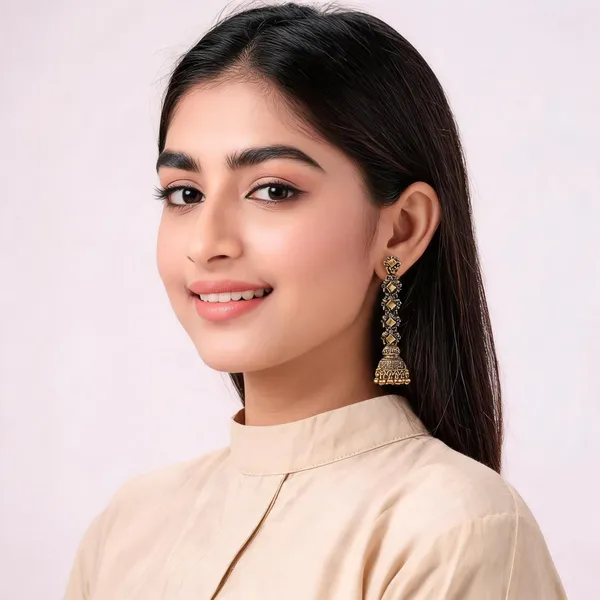 Gold_Alloy_Metal_Long_Jhumka_Earrings_For_Women_-_Pack_of_2