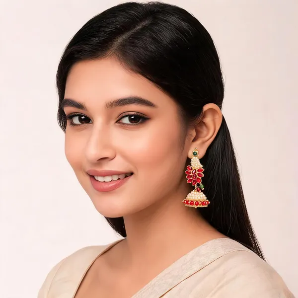 Gold_Alloy_Metal_Pearl_Embellished_Jhumka_Earrings_For_Women_-_Pack_of_2