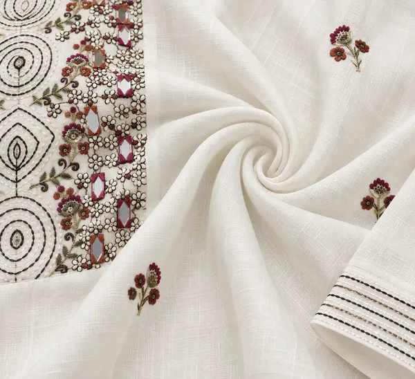 White_Mul_Chanderi_A-Line_Embroidered_Anarkali_Set_For_Women