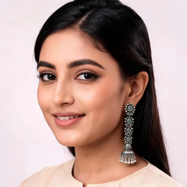 Silver_Alloy_Metal_Long_Jhumka_Earrings_For_Women_-_Pack_of_2