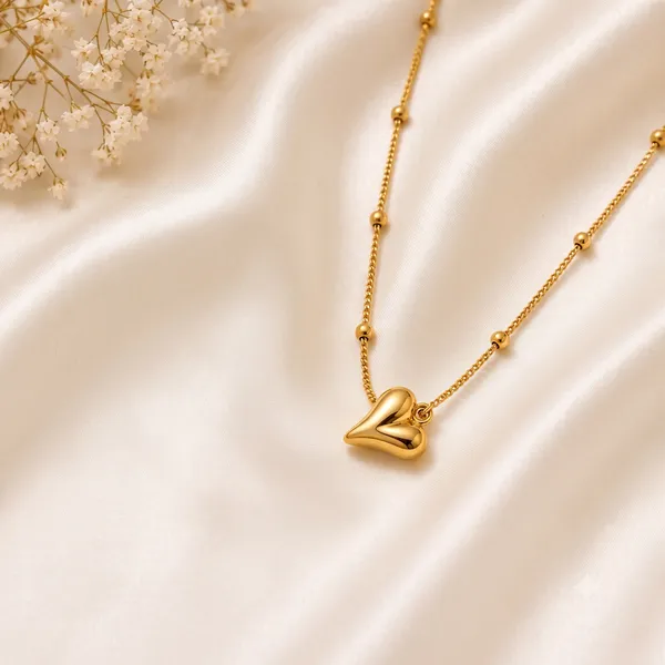 Gold_Stainless_Steel_Heart_Pendant_Necklace_For_Women_-_Pack_of_2