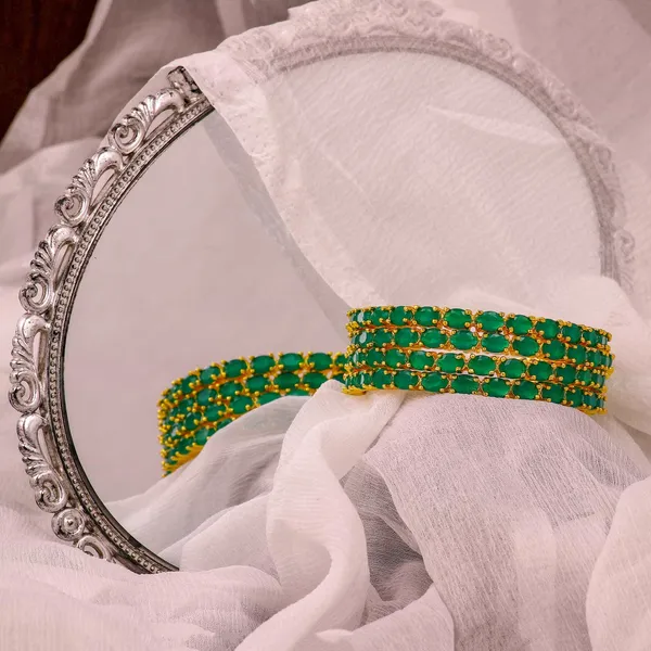 American_Diamond_Bangle_Serene_Collection_Pack_Of_4