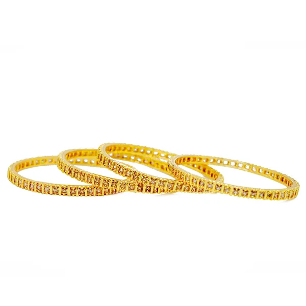 American_Diamond_Bangle_Luminara_Collection_Pack_Of_4