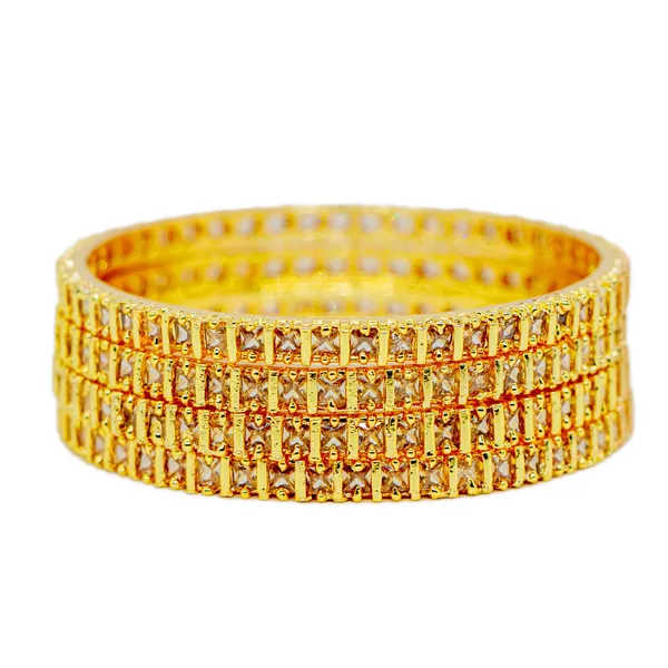American_Diamond_Bangle_Luminara_Collection_Pack_Of_4