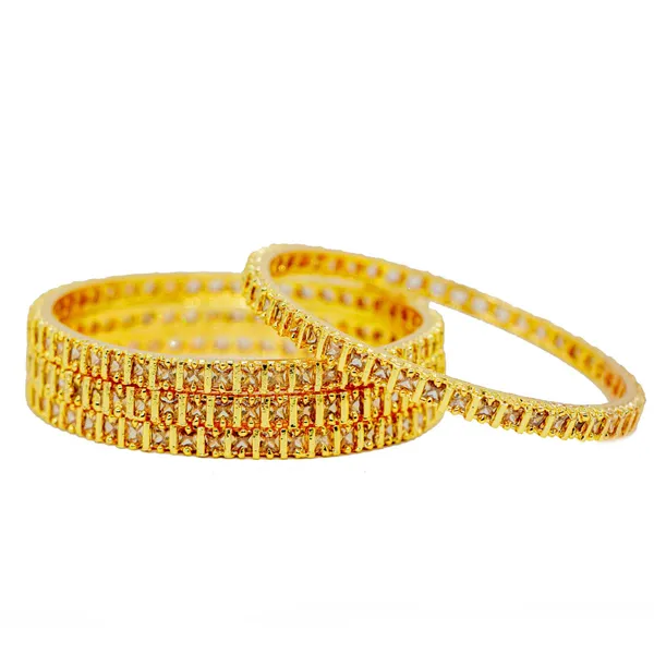 American_Diamond_Bangle_Luminara_Collection_Pack_Of_4
