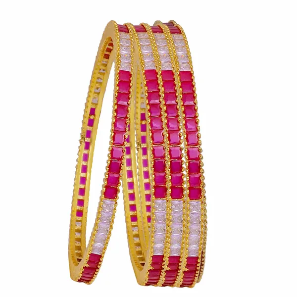 American_Diamond_Bangle_Eternia_Collection_Pack_Of_4