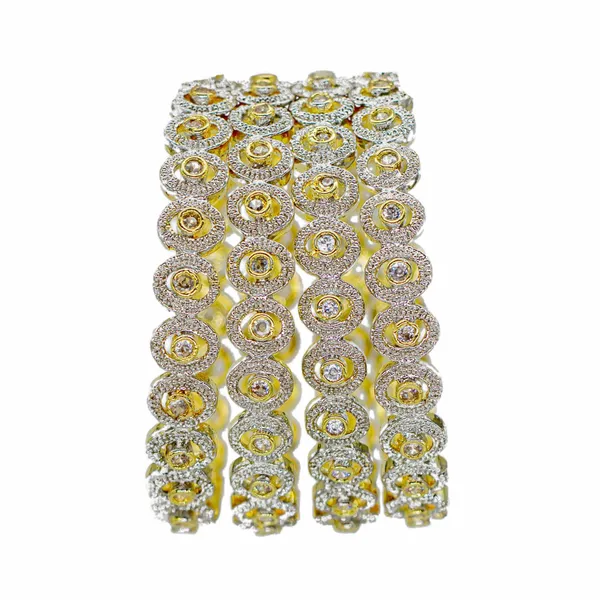 American_Diamond_Bangle_Aura_Collection_Pack_Of_4