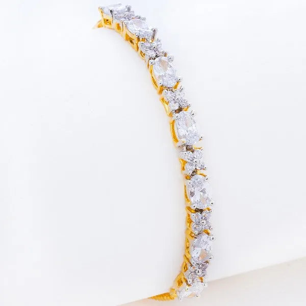 City_Girl_Ad_Brass_Gold_Plated_Traditional_Bridal_Bracelet_With_Adjustable_Chain_Free_Size_Gold