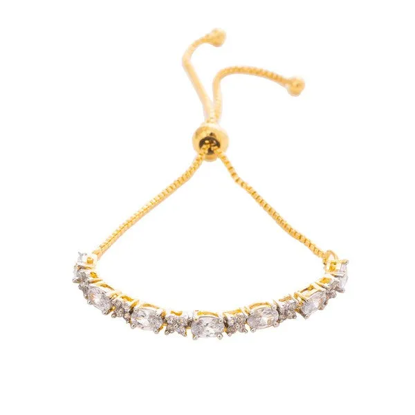 City_Girl_Ad_Brass_Gold_Plated_Traditional_Bridal_Bracelet_With_Adjustable_Chain_Free_Size_Gold