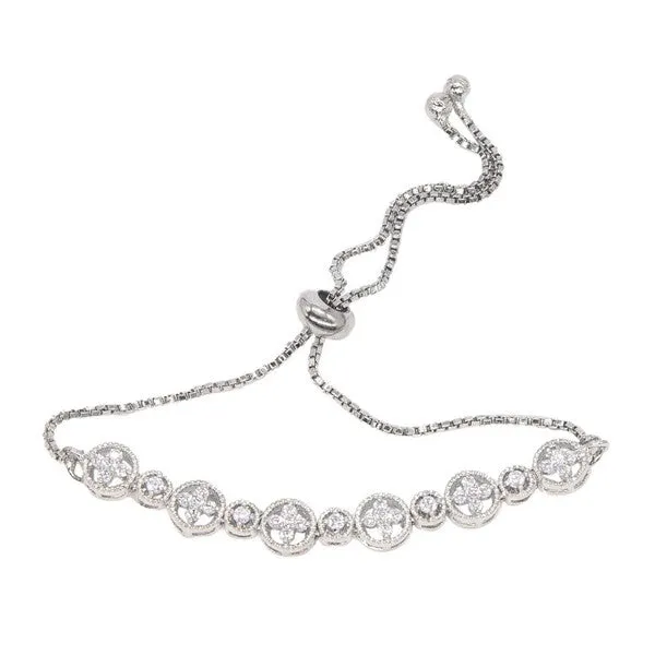 City_Girl_Ad_Brass_Rhodium_Plated_Minimal_Sleek_Bracelet_With_Adjustable_Chain_Free_Size_Silver
