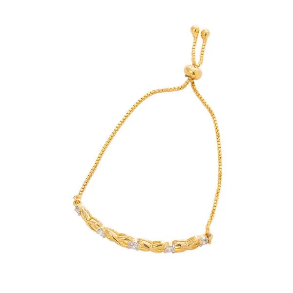 City_Girl_Ad_Brass_Rhodium_Plated_Bracelet_Contemporary_Bold_Adjustable_Chain_Gold