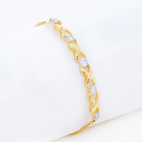 City_Girl_Ad_Brass_Rhodium_Plated_Bracelet_Contemporary_Bold_Adjustable_Chain_Gold