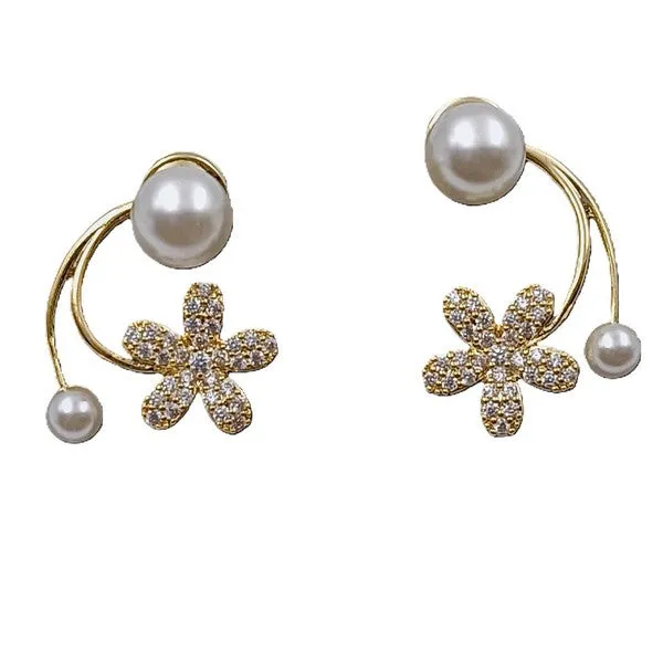 Silver_Leaf_Grace_Cz_Stone_Stainless_Steel_Earrings_Gold