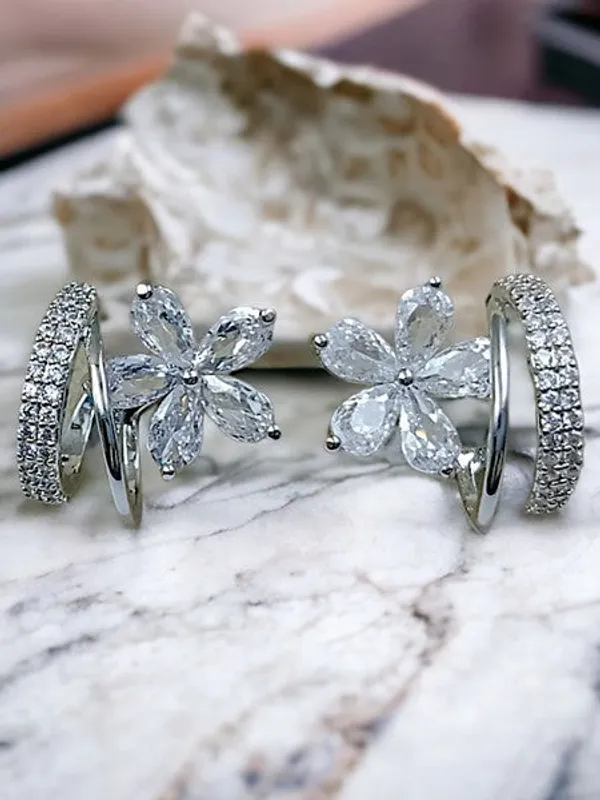 Midnight_Charm_Black_Cz_Western_Studs_Silver