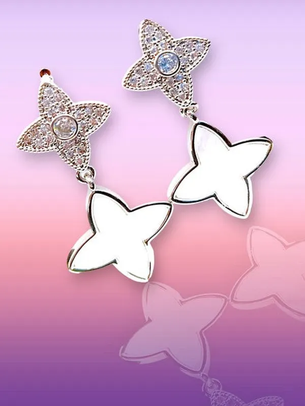 City_Girl_Cz_Stone_Stainless_Steel_Anti_Tarnish_Western_Earring_White